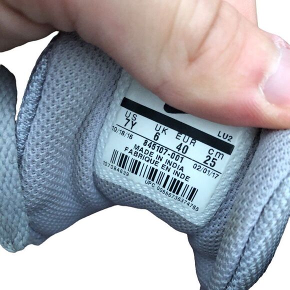 RARE 2016 Nike Court Borough Mid 'Wolf Gray' Size 7 - Picture 5 of 16